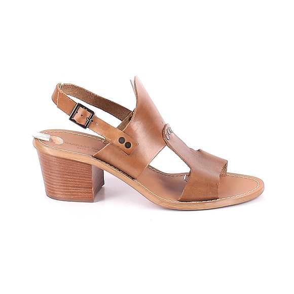 Leather Slingback Heels - Picture 2 of 6